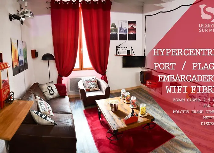 L\'Aparte H24,Cosy,Port,Plage,Wifi,Netflix