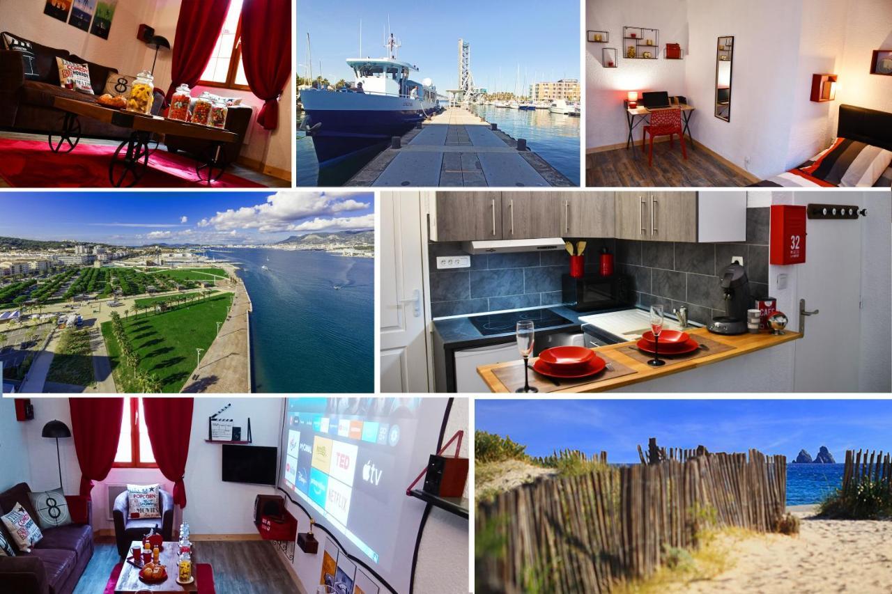 L'aparte H24,cosy,port,plage,wifi,netflix